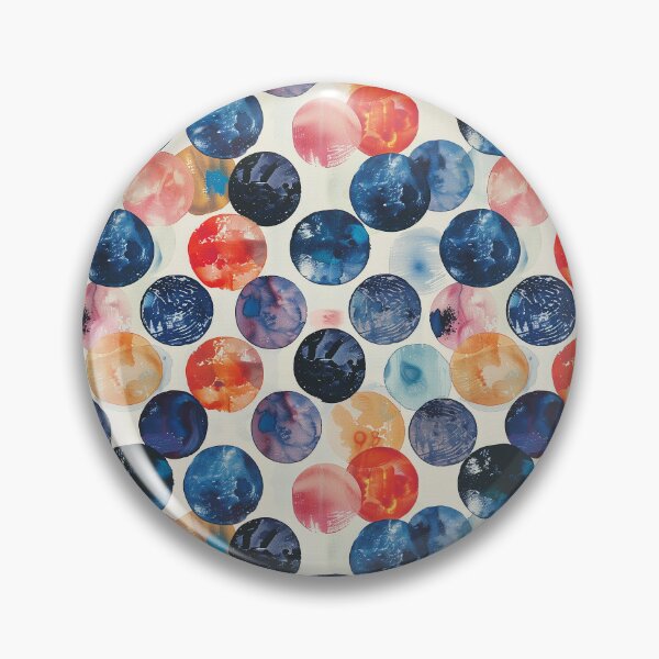 Item preview, Blotched rounds designed and sold by MidArtForge.
