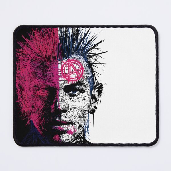 Item preview, Abstract anarchist Punk rocker fine art. designed and sold by paulo silveira.