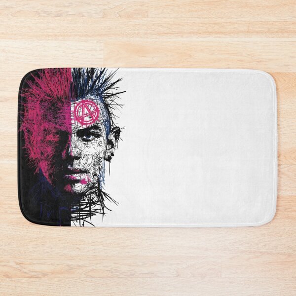 Item preview, Abstract anarchist Punk rocker fine art. designed and sold by paulo silveira.