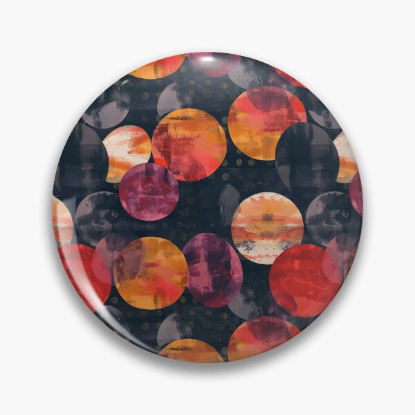 Item preview, Blotched rounds designed and sold by MidArtForge.