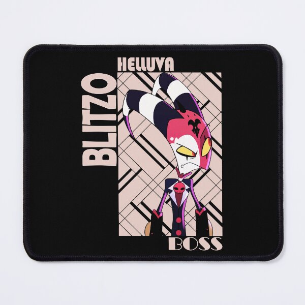 Blitzo Helluva Boss Mouse Pads & Desk Mats for Sale | Redbubble