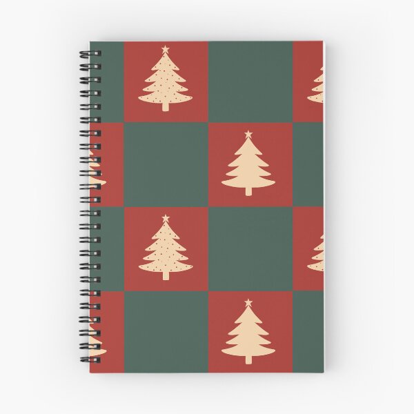Aperçu de l'œuvre Motif d'arbre de Noël rouge et vert créée et vendue par 2CreativeNomads.