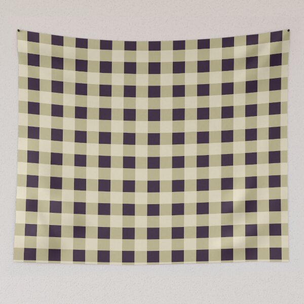 Item preview, eggplant gingham pattern designed and sold by 2CreativeNomads.