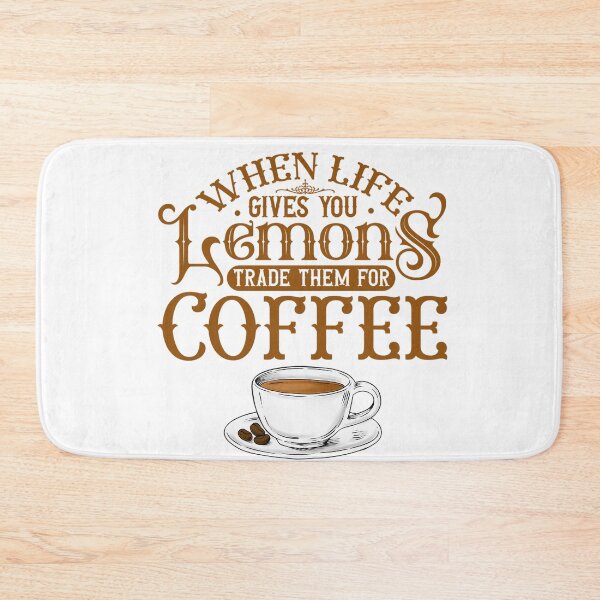 Item preview, When Life Gives You Lemons Trade Them For Coffee! Coffee Lover Gift. designed and sold by SSustainable.