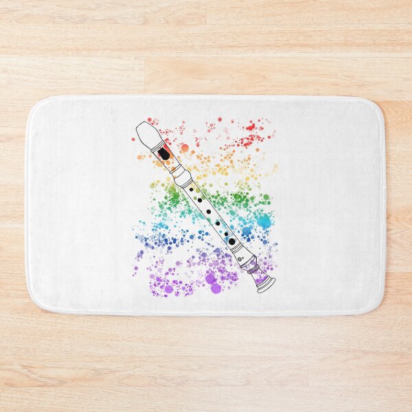 Item preview, Recorder Rainbow Colours School Music Teacher Woodwind Musician designed and sold by doodlerob.