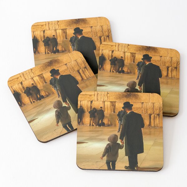 Item preview, A Father and His Son Pray at the Western Wall designed and sold by Mitchell Grosky.