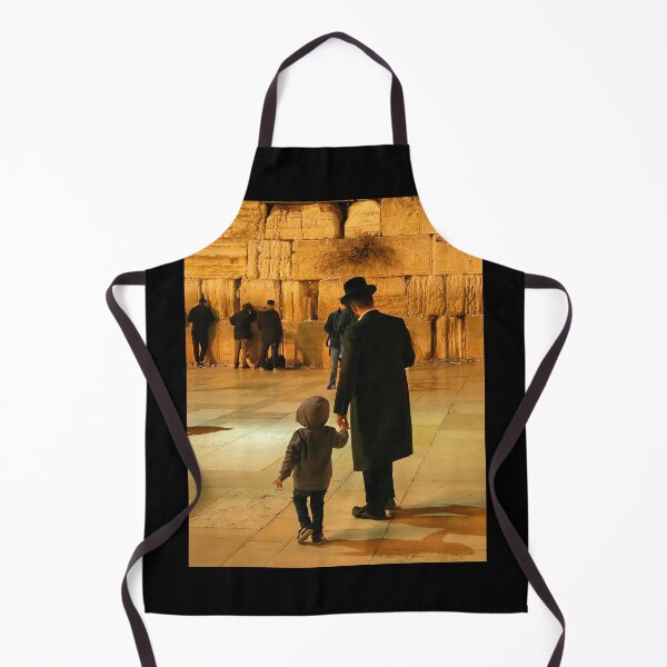 Item preview, A Father and His Son Pray at the Western Wall designed and sold by Mitchell Grosky.