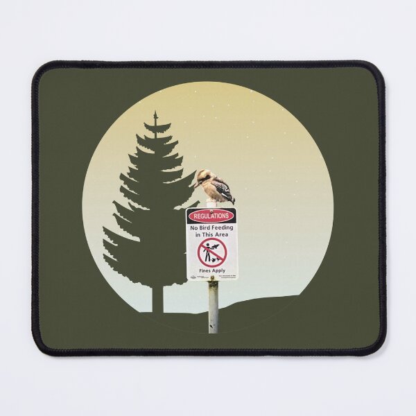 Item preview, No Bird Feeding - Kooka on sign designed and sold by Yankee Doodle Gandy.