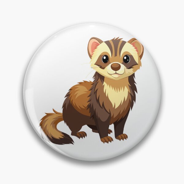 Item preview, Fluffy Ferret's Bright-Eyed Depiction designed and sold by omerfdln34.