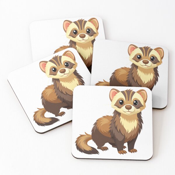 Item preview, Fluffy Ferret's Bright-Eyed Depiction designed and sold by omerfdln34.