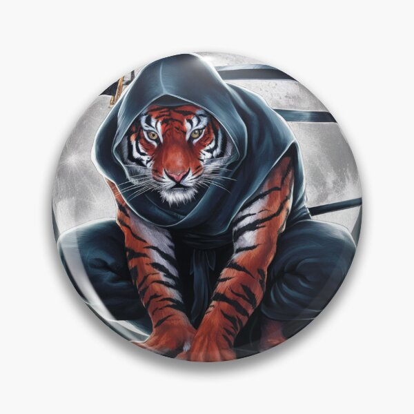 Item preview, ninja tiger designed and sold by Elemento8.