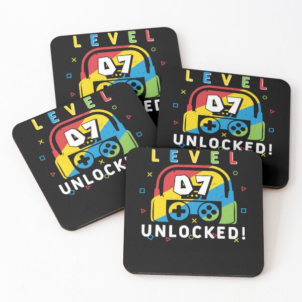 Item preview, level 7 unlocked Gamer 7th birthday Video games kids Boys designed and sold by MTRBSK11.