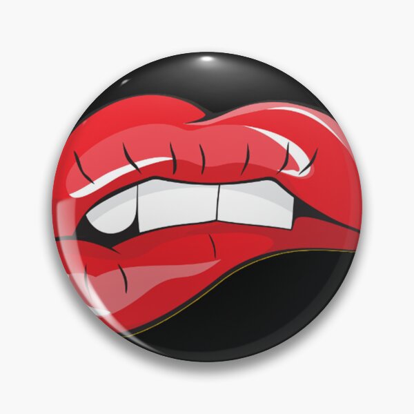 Item preview, biting red lips designed and sold by BladiWear.
