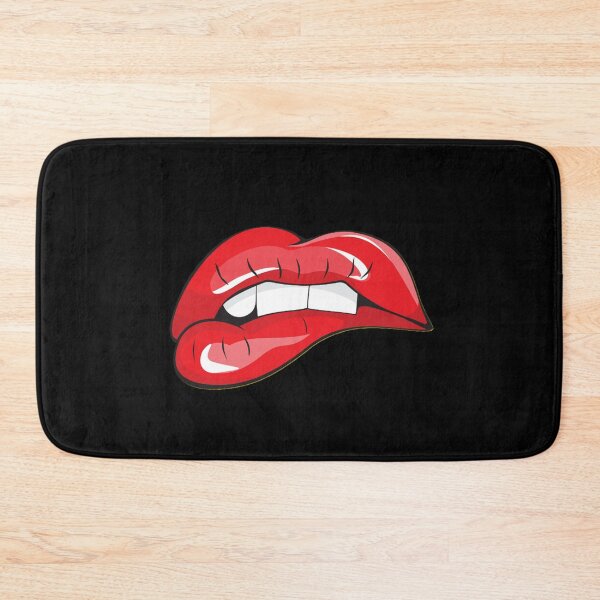 Item preview, biting red lips designed and sold by BladiWear.