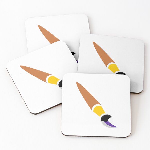 Item preview, Demisexual Pride Flag Paintbrush designed and sold by HarveyHandcraftsandDesigns.
