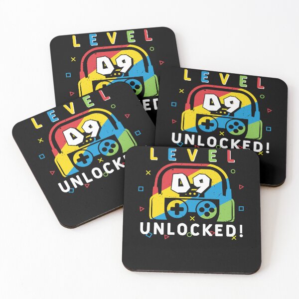 Item preview, level 9 unlocked Gamer 9th birthday Video games kids Boys designed and sold by MTRBSK11.