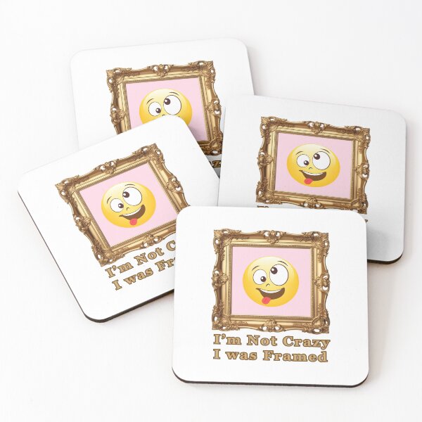 Item preview, I'm Not Crazy, I Was Framed 2 designed and sold by CanterburyLane.