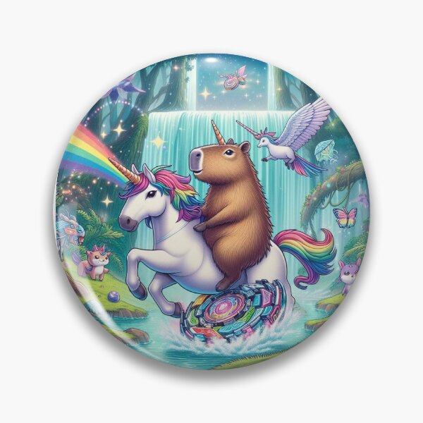 Item preview, Capybara and the Magic Beyblade2 designed and sold by Capybara Art Lover.