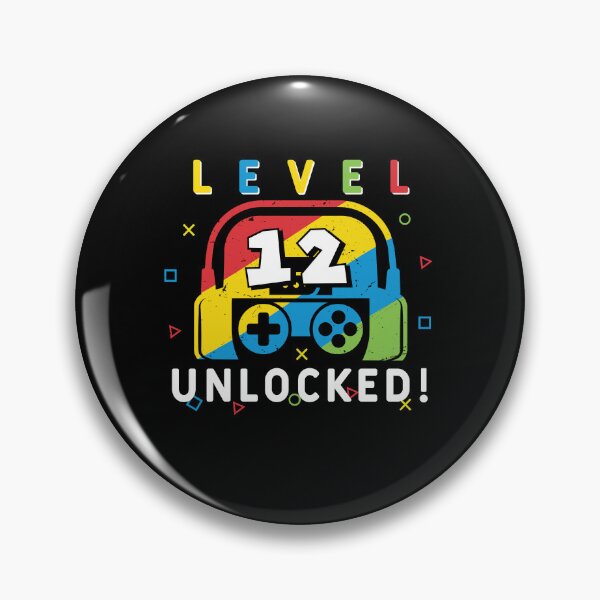 Item preview, level 12 unlocked Gamer 12th birthday Video games kids Boys designed and sold by MTRBSK11.