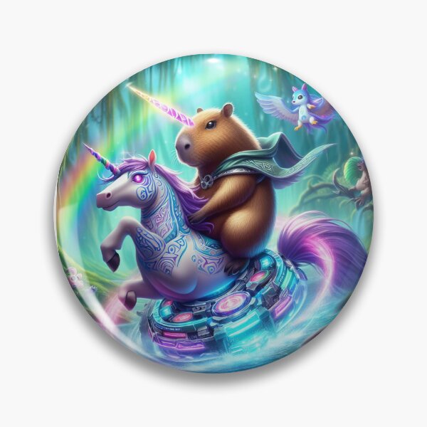 Item preview, Capybara and the Magic Beyblade8 designed and sold by Capybara Art Lover.
