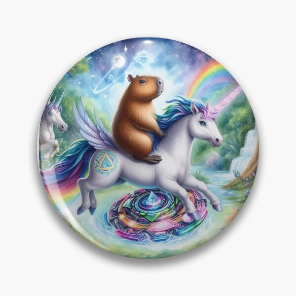 Item preview, Capybara and the Magic Beyblade9 designed and sold by Capybara Art Lover.