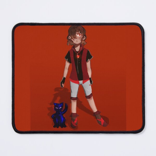 Item preview, Boy and black cat designed and sold by Izaa-aart.