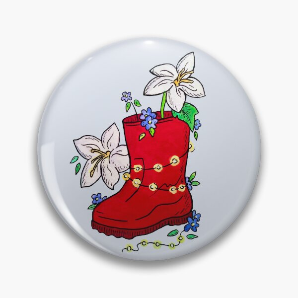 Item preview, [STICKER CUTOUT] Welly Boots  |  Scarlet & Lilies  |  Inspired by The Amazing Devil designed and sold by jackienova.