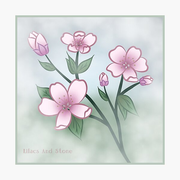 Item preview, Blooming through the fog designed and sold by LilacsandStone.