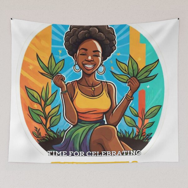 Item preview, Time for celebrating the Juneteenth! designed and sold by CustomTeeCraft.