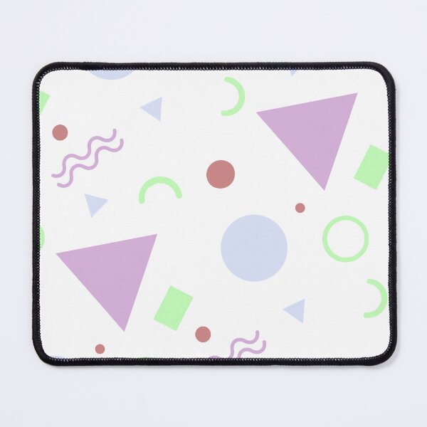 Item preview, White Multicolor Memphis Style Party Pattern Unlimited Geometry designed and sold by Alchemy-A-La-G.