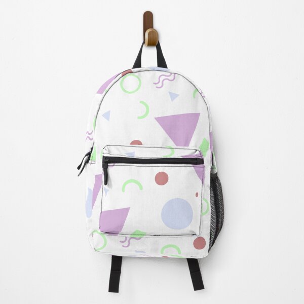 Item preview, White Multicolor Memphis Style Party Pattern Unlimited Geometry designed and sold by Alchemy-A-La-G.