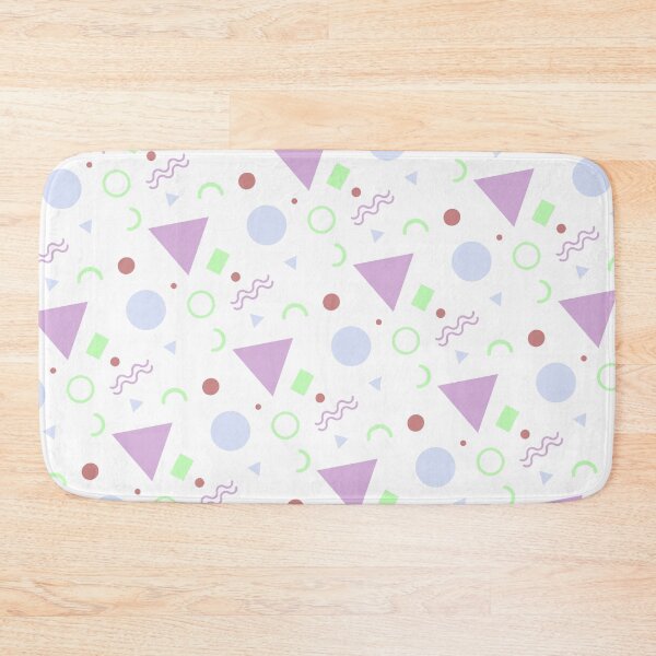 Item preview, White Multicolor Memphis Style Party Pattern Unlimited Geometry designed and sold by Alchemy-A-La-G.