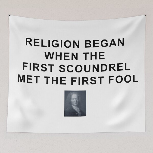 Item preview, Voltaire Quote 1 (black text) designed and sold by ckablue.