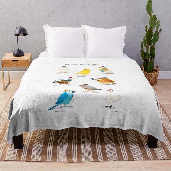Item preview, Birds with Hats - Text in Black designed and sold by julianamotzko.