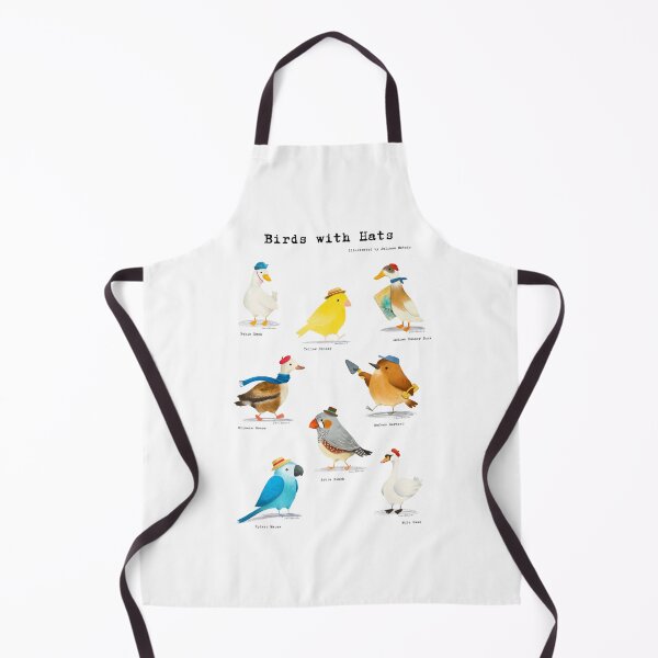 Item preview, Birds with Hats - Text in Black designed and sold by julianamotzko.