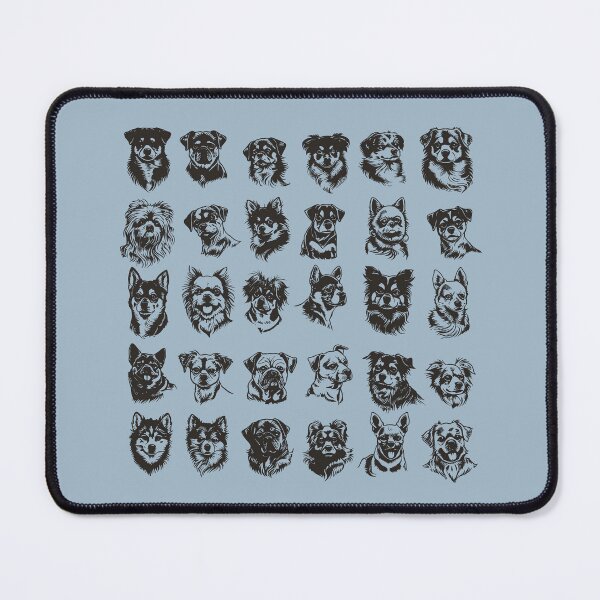 Item preview, Hand drawn dogs pattern designed and sold by etherElric.