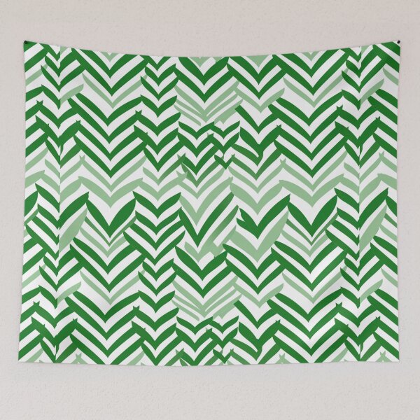 Artikelvorschau, Zig Zag Green and white entworfen und verkauft von CircusValley.