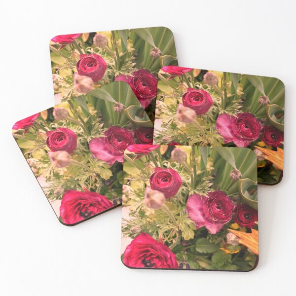 Item preview, Red, purple flowers designed and sold by corichard.