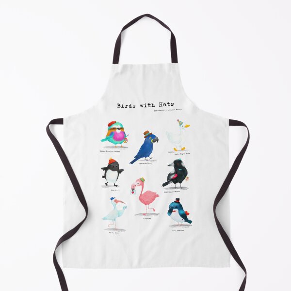Item preview, Birds with Hats - Version 2 - Text in Black designed and sold by julianamotzko.