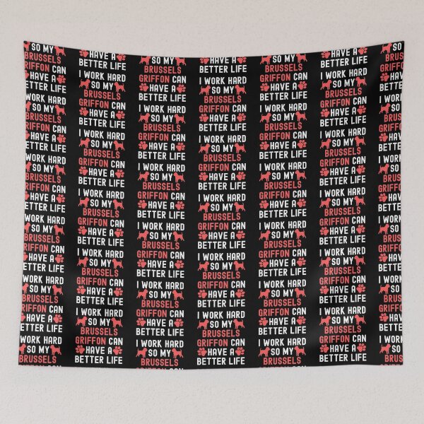 Item preview, I Work Hard So My Brussels Griffon Can Have A Better Life designed and sold by TheAnimalZ00.