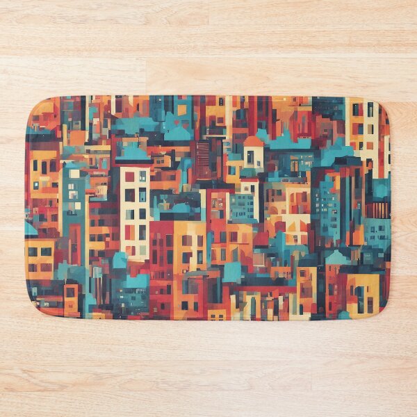 Artikelvorschau, Urban Jungle: Surreal Cityscape Art Print entworfen und verkauft von The-Library.