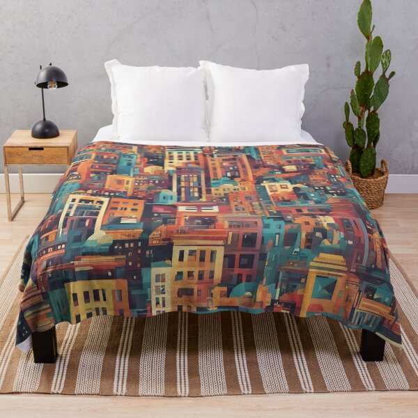 Artikelvorschau, Urban Jungle: Surreal Cityscape Art Print entworfen und verkauft von The-Library.