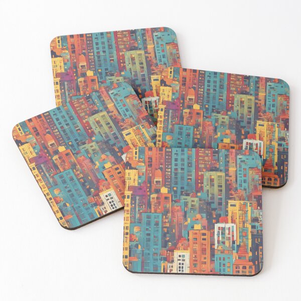 Item preview, Urban Jungle: Surreal Cityscape Art Print designed and sold by The-Library.
