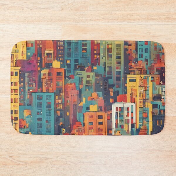 Artikelvorschau, Urban Jungle: Surreal Cityscape Art Print entworfen und verkauft von The-Library.