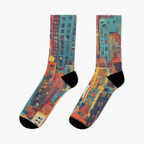 Item preview, Urban Jungle: Surreal Cityscape Art Print designed and sold by The-Library.