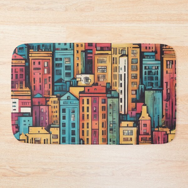 Artikelvorschau, Urban Jungle: Surreal Cityscape Art Print entworfen und verkauft von The-Library.