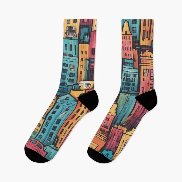 Item preview, Urban Jungle: Surreal Cityscape Art Print designed and sold by The-Library.