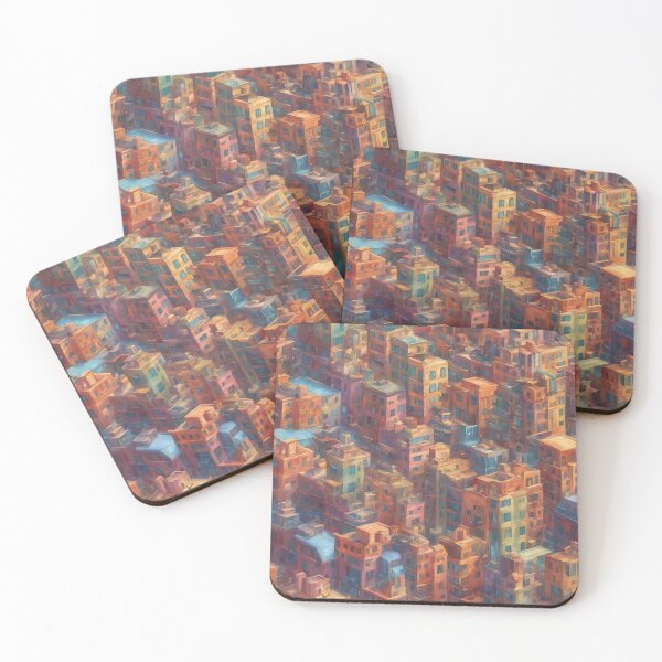 Item preview, Urban Jungle: Surreal Cityscape Art Print designed and sold by The-Library.