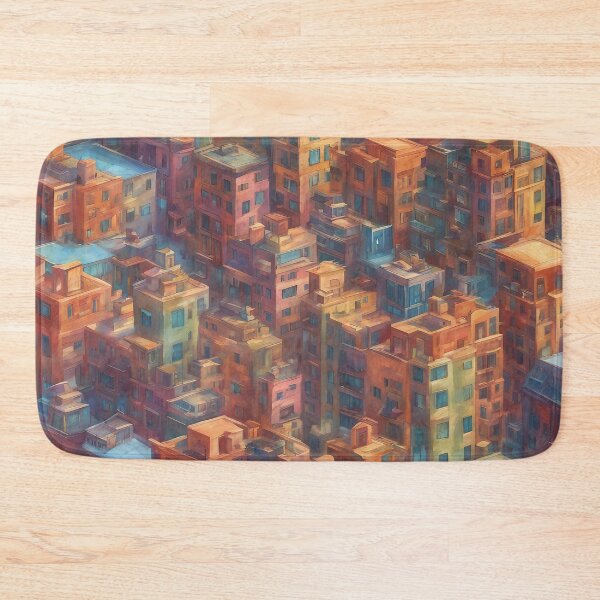 Artikelvorschau, Urban Jungle: Surreal Cityscape Art Print entworfen und verkauft von The-Library.