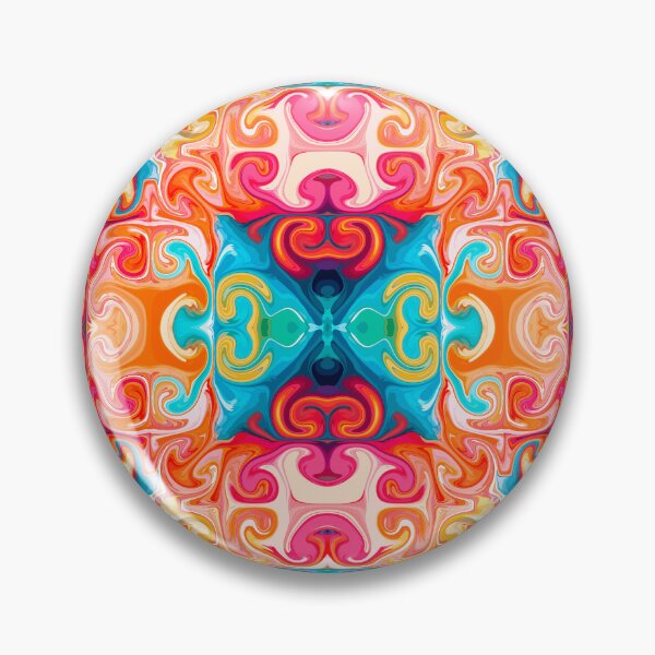 Item preview, Vibrant Symmetrical seamless pattern designed and sold by Fantacaroo Designs.